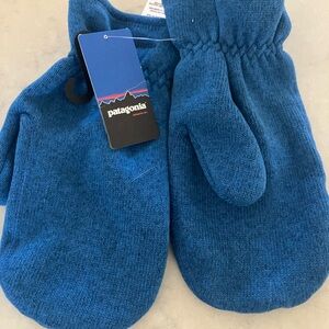 Patagonia Vibrant Blue Youth Mittens